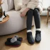 Comfortable home plush slippers for men and women, anti-slip and warm indoor shoes, thick-soled casual shoes for winter Item Picture